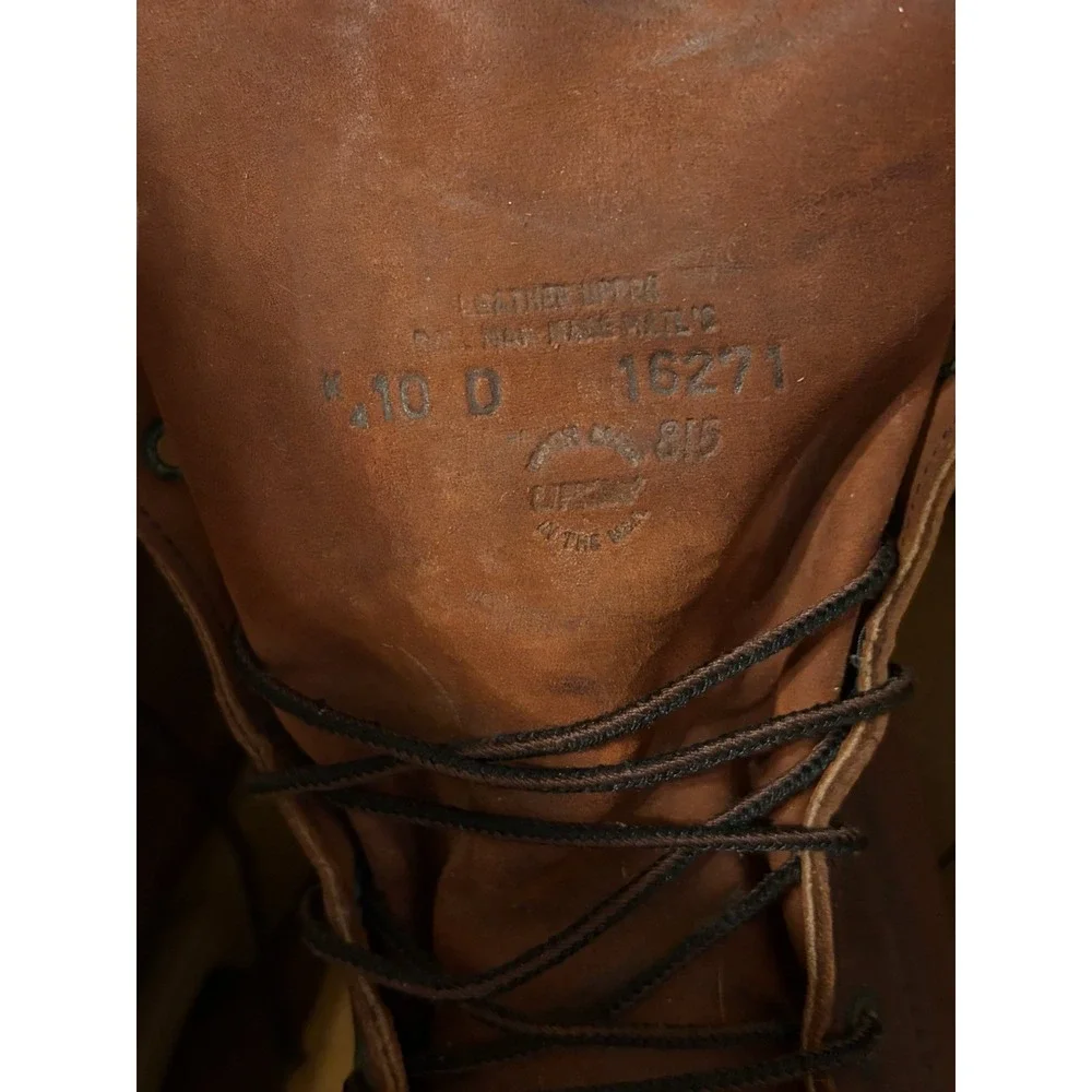 Vintage Red Wing 815 Irish Setter Boots USA 10 D Supersole Original Insulated